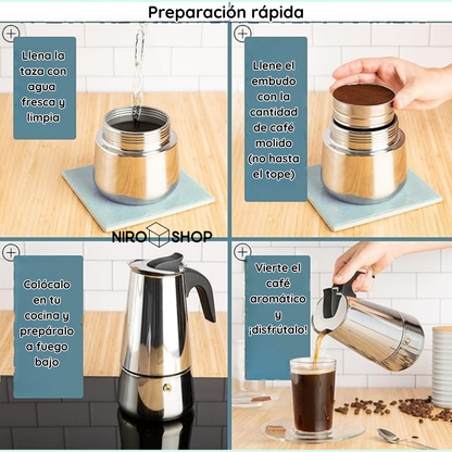 Cafetera Italiana 9 tazas - 450ml