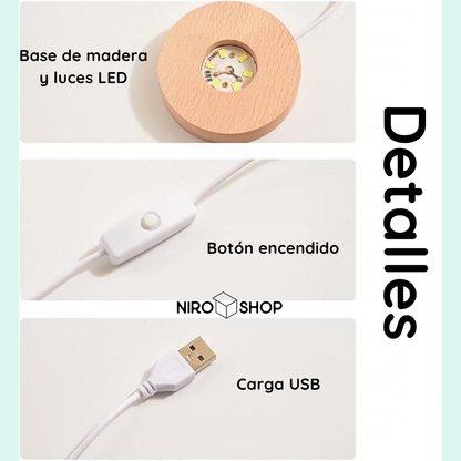 Bola de cristal 3D - Varios diseños