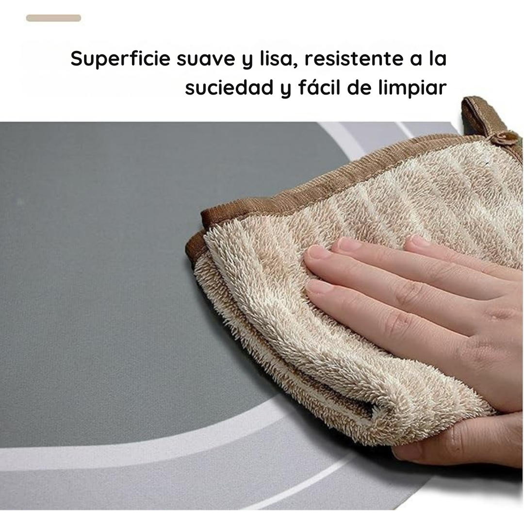 Tapete absorbente antideslizante baño