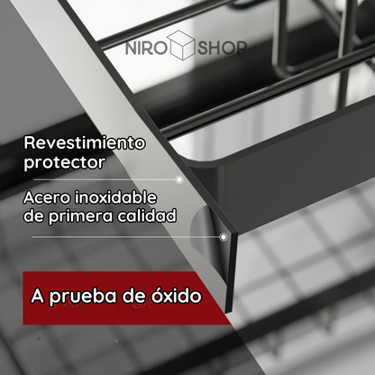 Escurridor de loza metálico 2 niveles