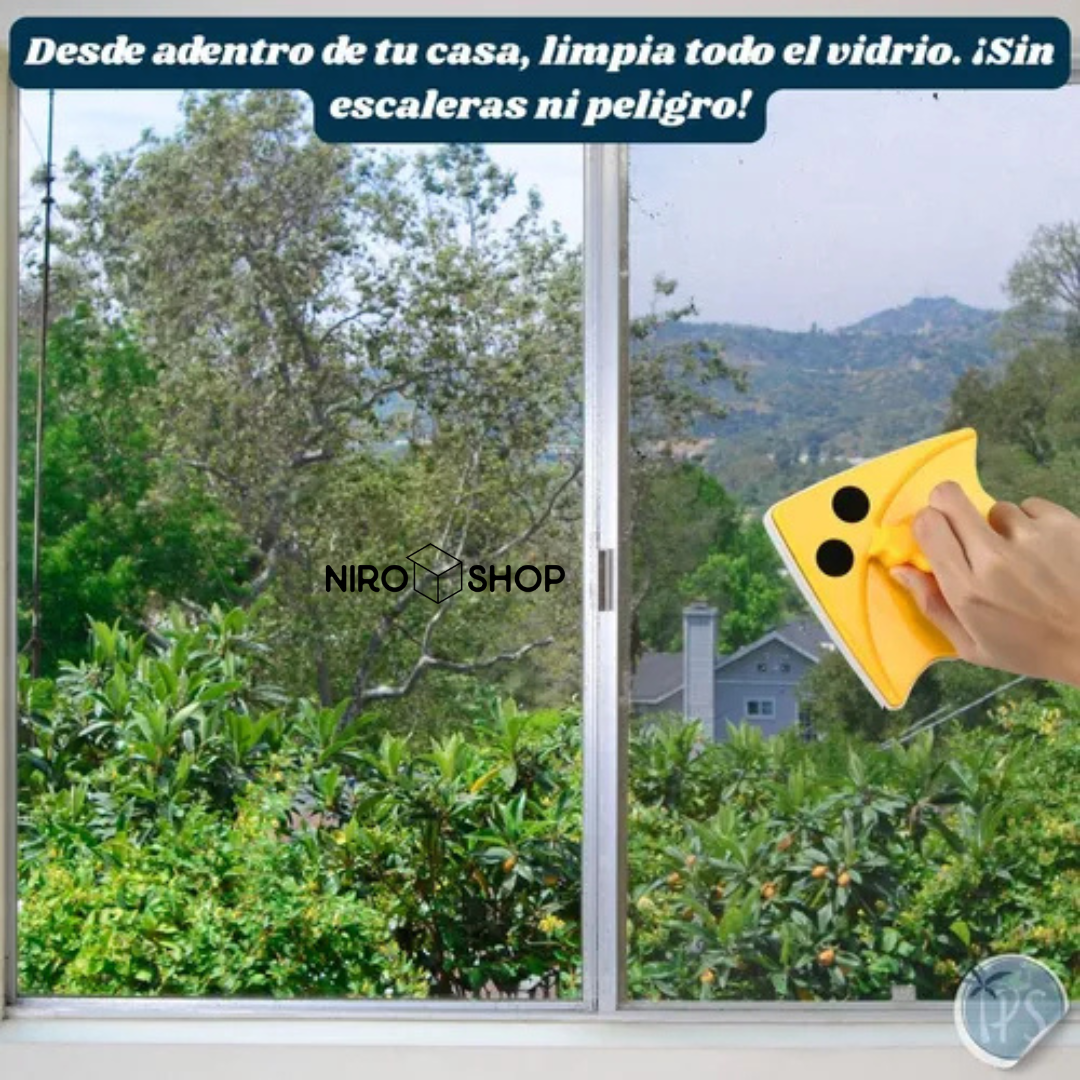Limpia vidrios magnético