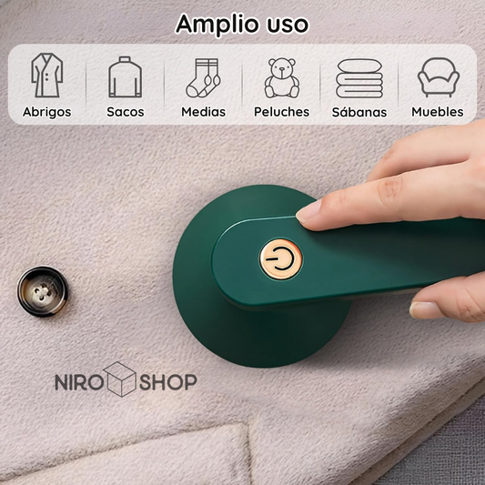 Removedor de motas eléctrico y recargable USB