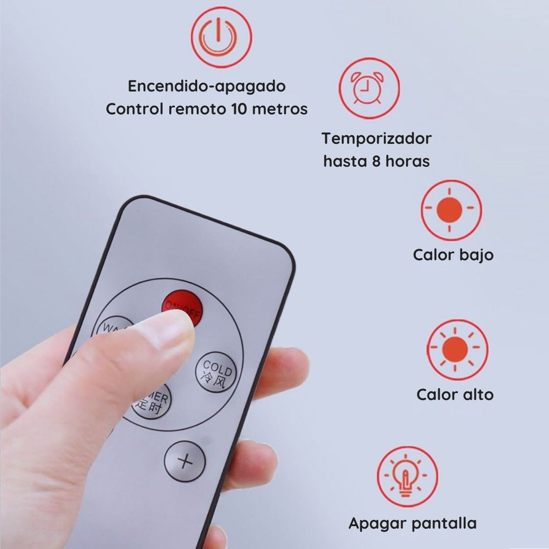 Calefactor eléctrico portátil