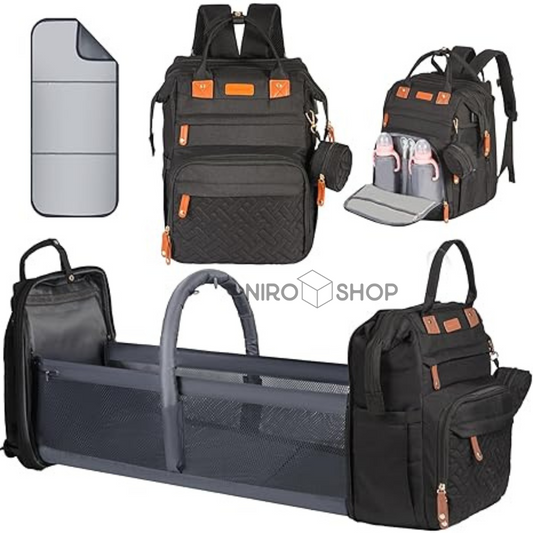 Morral pañalera con cambiador para pañales
