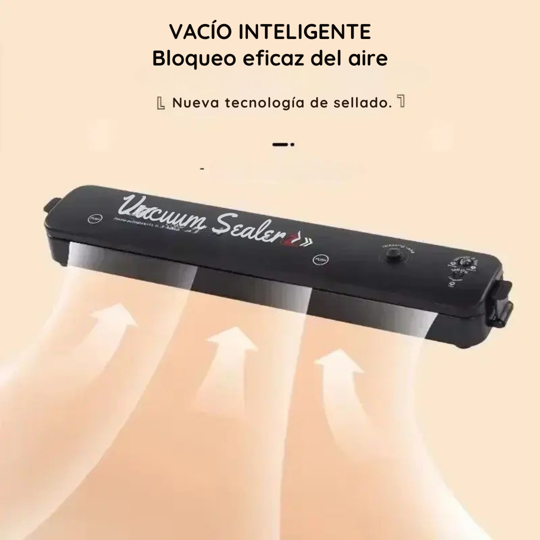 Selladora al vacío + bolsas herméticas