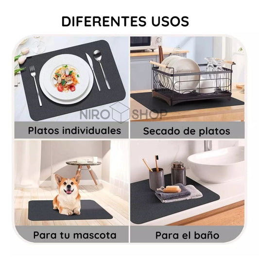 Tapete ultra absorbente multiusos