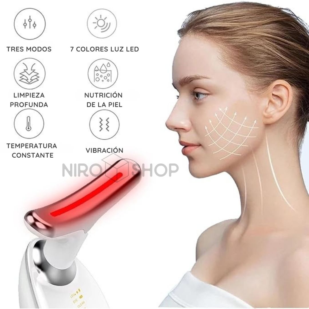 Masajeador facial laser