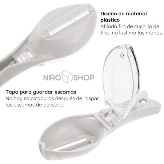 Quita escamas con depósito