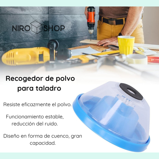 Recolector de polvo para taladro