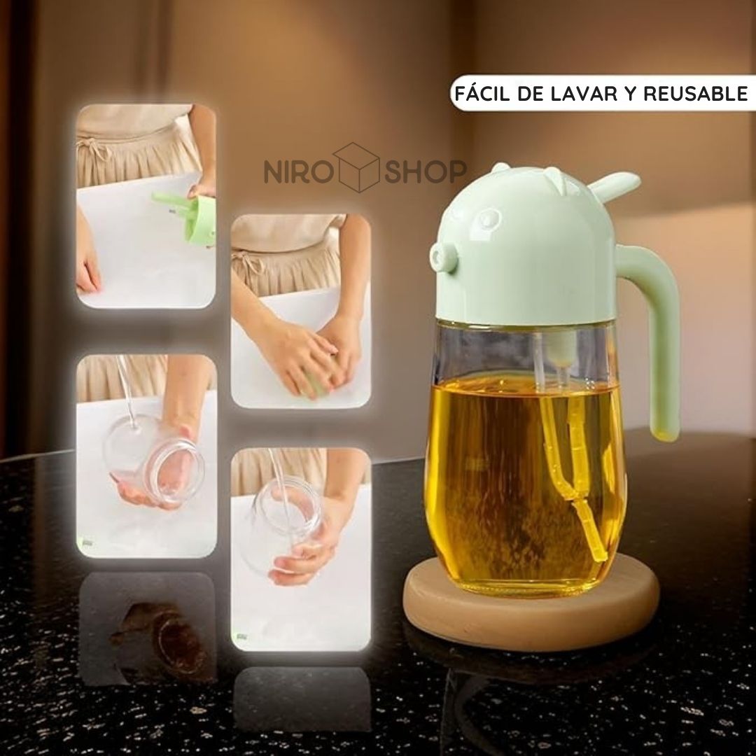 Dispensador aceite 2 en 1
