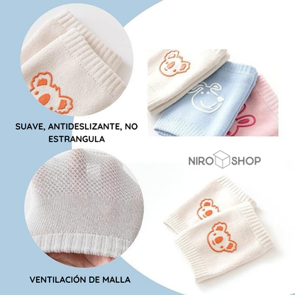 Rodilleras de algodón para bebé | Varios diseños