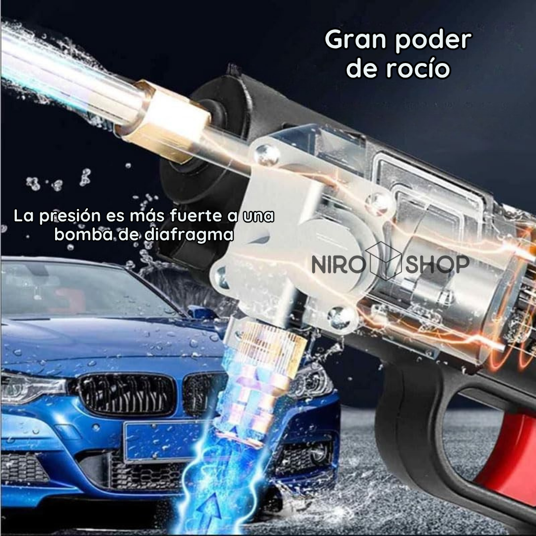 Hidrolavadora inalámbrica | 2 baterías recargables