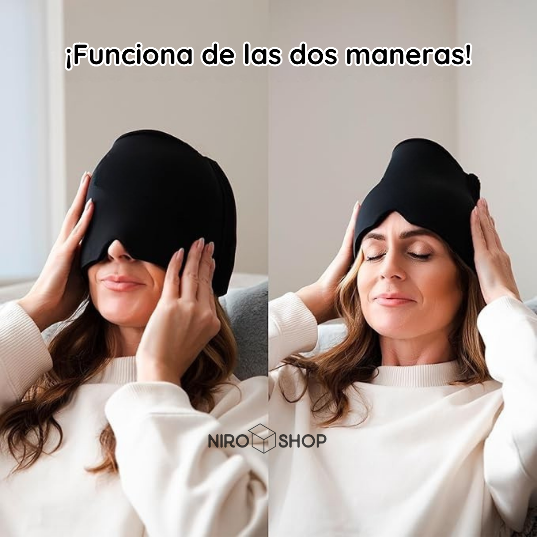 Gorro de gel antimigraña | Terapia en frío o calor