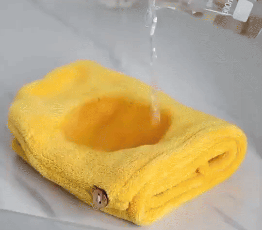 Toalla Microfibra Para Cabello Secado Rápido